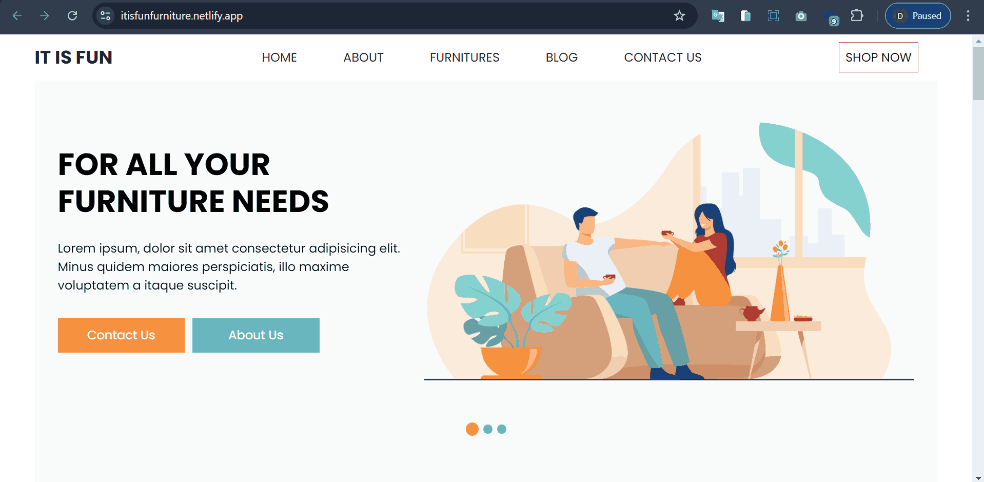 Furniture Shop Website